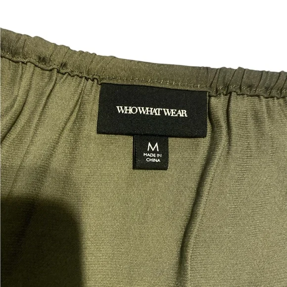 Who What Wear Olive Green Women's Tank - Picture 4 of 5